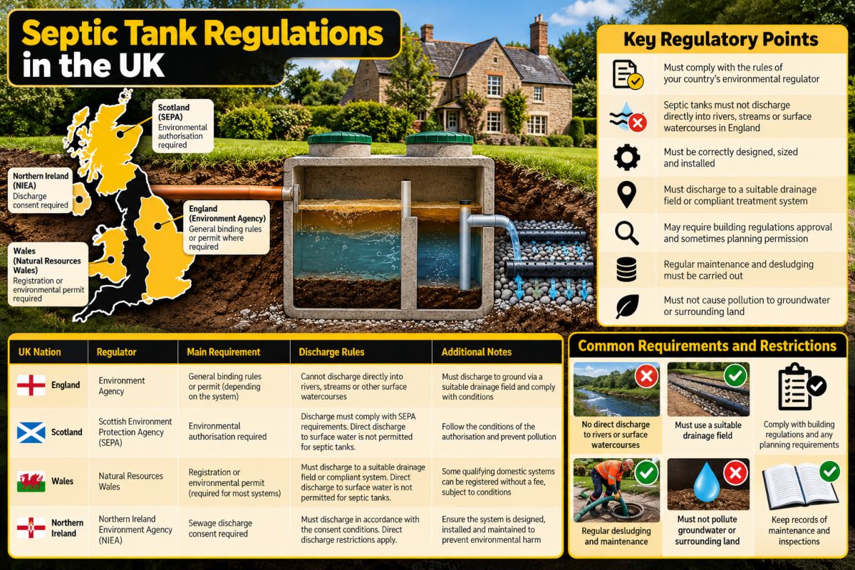 Septic Tank Regulations in the UK